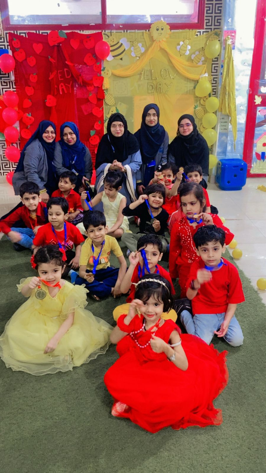 Red and Yellow Day Celebration at Little Noddy International Play School
