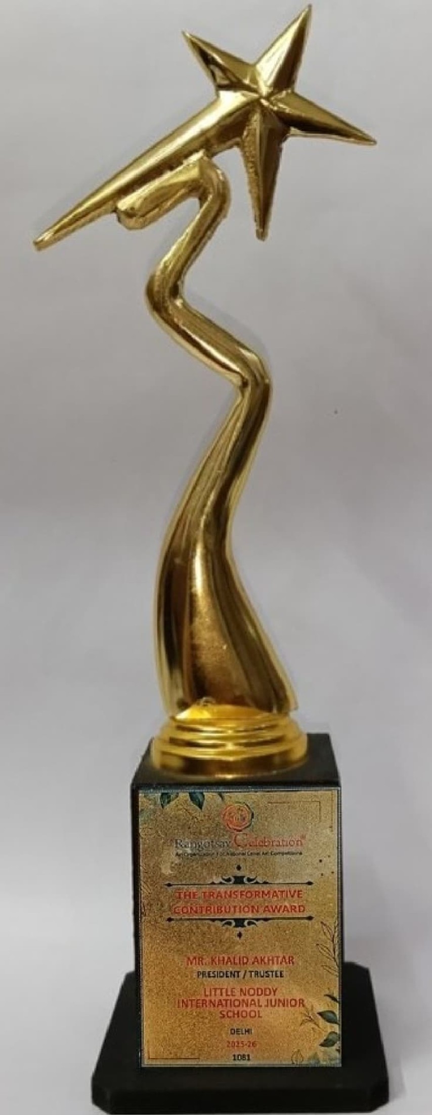 The Transformative Contribution Award | Little Noddy International Play School