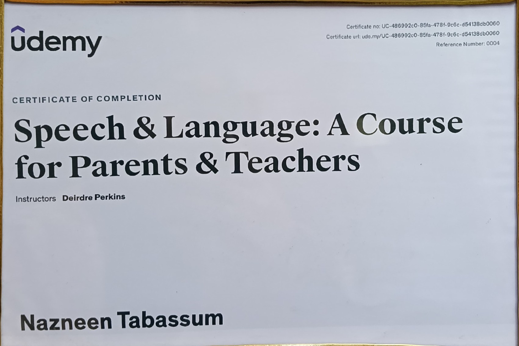 Speech & Language: A Course for Parents & Teachers | Little Noddy International Play School